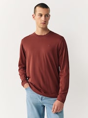 Black/Blue/Green/Orange Long Sleeve T-Shirts 4 Pack - Image 5 of 10