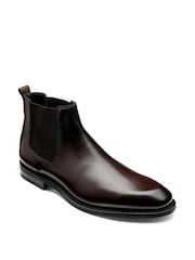 Loake Dk Brown Handpainted Chelsea Boots - Image 2 of 3