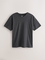 Grey/Orange/Grey/Blue Marls Regular Fit T-Shirts 4 Pack - Image 6 of 8