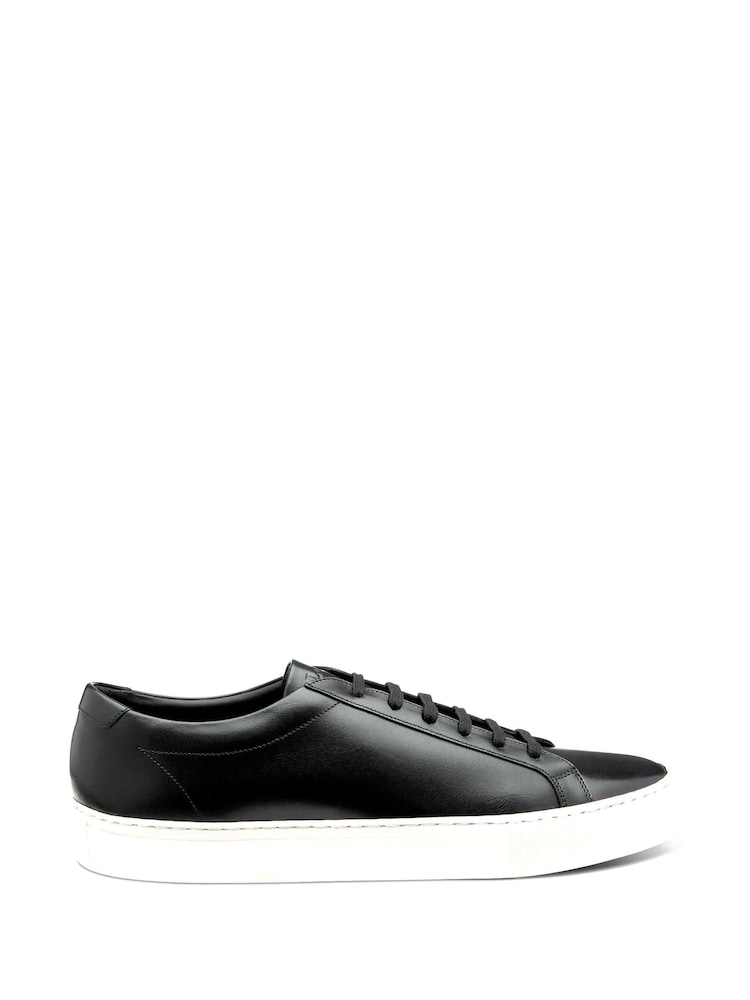 Loake Premium Leather Cupsole Black Sneakers - Slika 1 iz 3