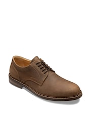 Loake Oiled Nubuck Derby Brown Shoes - Image 2 of 3