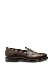 Loake Grain Leather Saddle Brown Loafers - Image 1 of 3