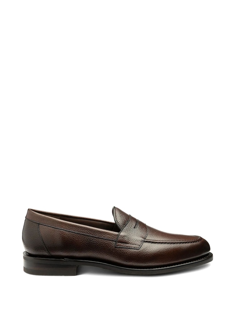Loake Grain Leather Saddle Brown Loafers - Image 1 of 3 Loake Grain Leather Saddle Brown Loafers - Image 1 of 3