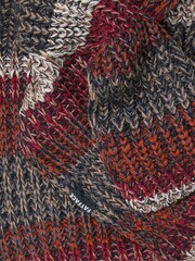 FatFace Orange Twist Colourblock Scarf - Image 2 of 2
