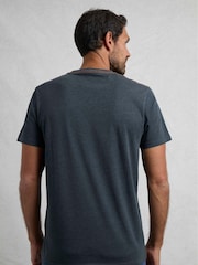 Weird Fish Ink Blue Summer Sector Graphic Print T-Shirt - Image 4 of 7