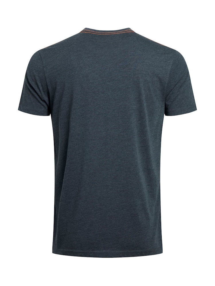 Weird Fish Ink Blue Summer Sector Graphic Print T-Shirt - Image 7 of 7