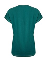 Weird Fish Green Fern Bee Slub 100% Cotton Graphic Print T-Shirt - Image 6 of 6