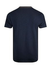 Weird Fish Blue Foothills 100% Cotton Graphic Print T-Shirt - Image 5 of 5