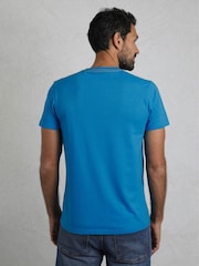 Weird Fish Blue Summer Sector Graphic Print T-Shirt - Image 2 of 7