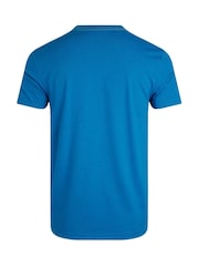 Weird Fish Blue Summer Sector Graphic Print T-Shirt - Image 7 of 7