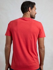 Weird Fish Red Summer Sector Graphic Print T-Shirt - Image 2 of 6