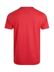 Weird Fish Red Summer Sector Graphic Print T-Shirt - Image 6 of 6