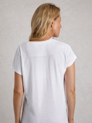 Weird Fish White Fly Free 100% Cotton Slub Graphic Print T-Shirt - Image 3 of 6
