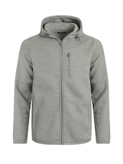 Weird Fish Grey Lockie Full Zip Bonded Hoodie - Image 7 of 8