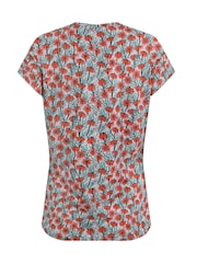 Weird Fish Red Merica Printed Slub 100%  Cotton Jersey T-Shirt - Image 6 of 6