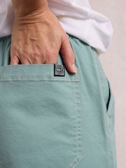 Weird Fish Blue Malorri 100% Cotton Trousers - Image 5 of 7