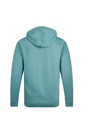 Weird Fish Light Blue Bryant Front Print Graphic Popover Hoodie - Image 7 of 7