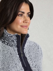 Weird Fish Grey Madi Cosy 1/4 Zip Fleece - Image 3 of 7