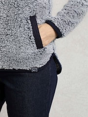 Weird Fish Grey Madi Cosy 1/4 Zip Fleece - Image 5 of 7