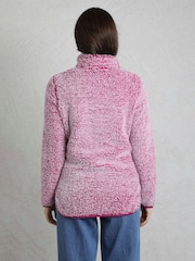 Weird Fish Pink Madi Cosy 1/4 Zip Fleece - Image 2 of 7