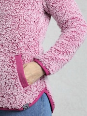 Weird Fish Pink Madi Cosy 1/4 Zip Fleece - Image 5 of 7