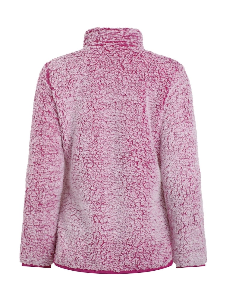 Weird Fish Pink Madi Cosy 1/4 Zip Fleece - Image 7 of 7