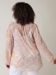 Evans Tie-Neck Long Sleeve Blouse - Image 2 of 4
