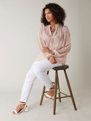 Evans Tie-Neck Long Sleeve Blouse - Image 4 of 4