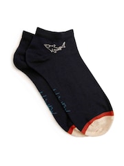 Weird Fish Blue Rolph Trainers Socks 3 Pack - Image 3 of 4