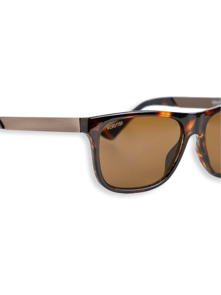 Weird Fish Brown Charlton Sunglasses - Image 6 of 7