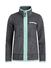 Weird Fish Grey Tilly Qtr Zip Grid Fleece - Image 5 of 6