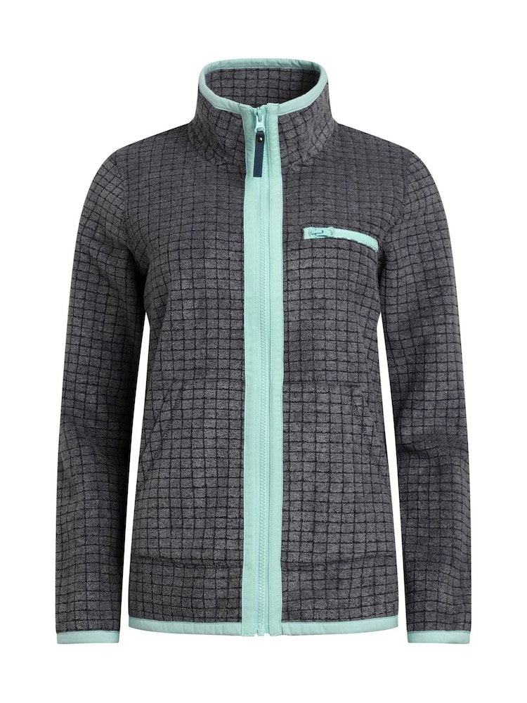 Weird Fish Grey Tilly Qtr Zip Grid Fleece - Image 5 of 6