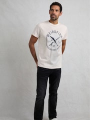 Weird Fish Hudson Short Sleeve Branded 100% Cotton T-Shirt - صورة 1 من 6