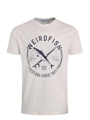 Weird Fish Hudson Short Sleeve Branded 100% Cotton T-Shirt - صورة 5 من 6