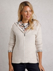 Weird Fish Cream Chicoa Full Zip Hooded Classic Macaroni Hoodie - Image 1 of 7