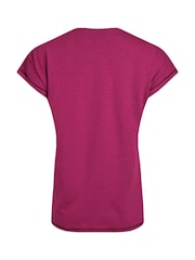 Weird Fish Pink Volant Slub 100% Cotton Graphic Print T-Shirt - Image 6 of 6