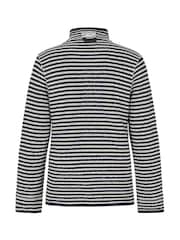 Weird Fish Grey Shorling 1/4 Zip Stripe Macaroni Fleeces - Image 8 of 8