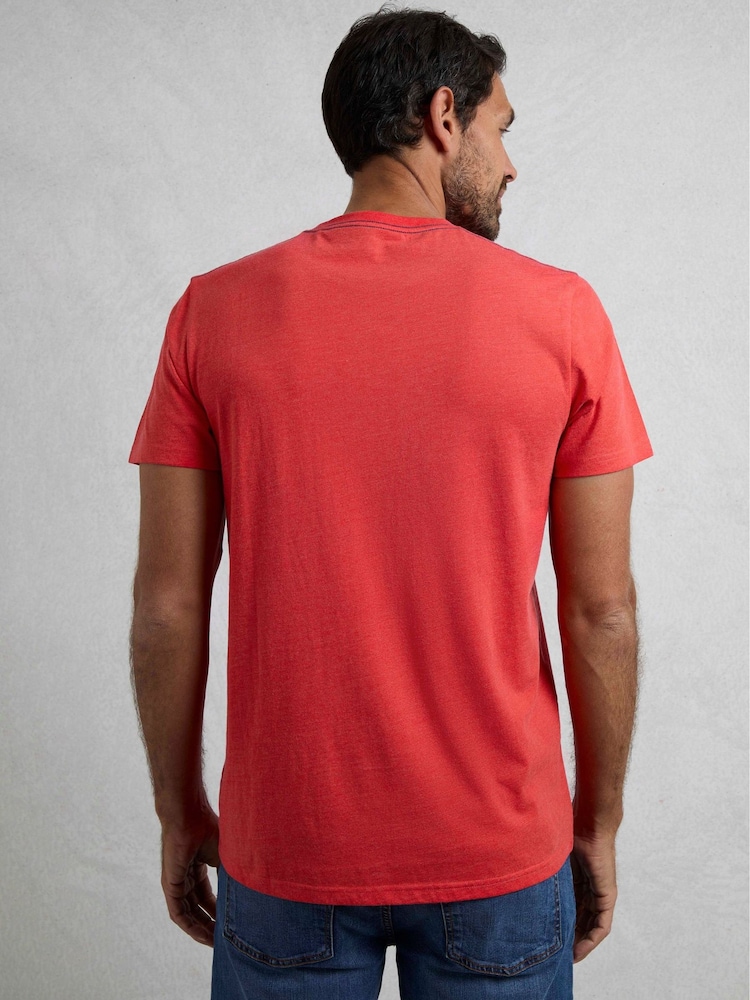 Weird Fish Red Coasting Graphic Print T-Shirt - Image 2 of 5