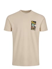 Weird Fish Cream Codfather Heritage Wash Artist 100% Cotton T-Shirt - Image 5 of 5