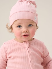 Angel & Rocket Pink Babygrow with Hat Set - Image 2 of 4