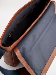 Tan Brown Messenger Bag - Image 7 of 10