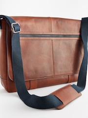 Tan Brown Messenger Bag - Image 8 of 10