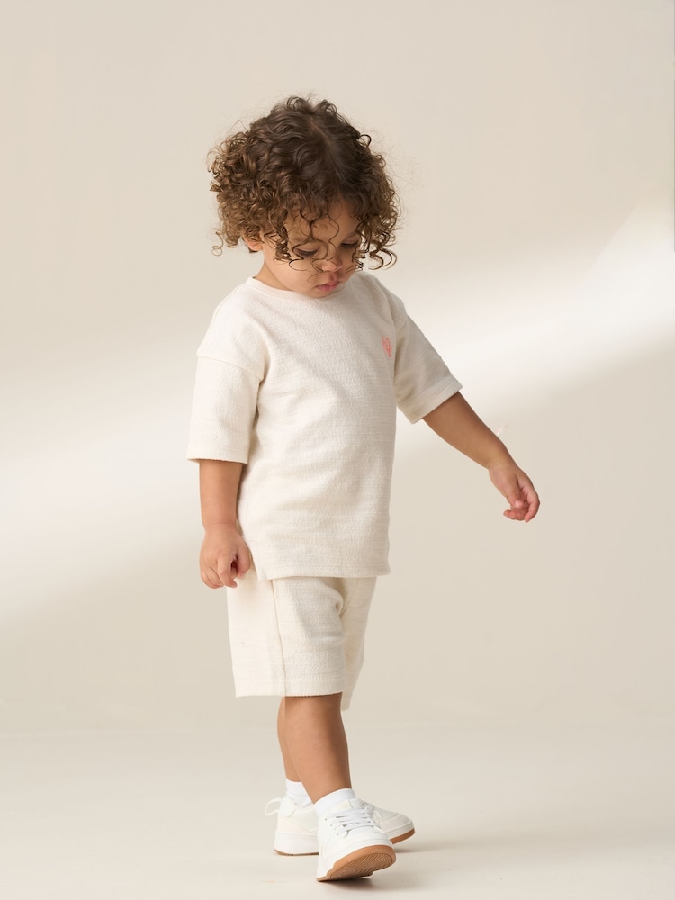 Angel & Rocket Mini Arthur Textured Slub Set - Image 1 of 7