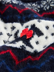 Mornarsko modra - Long Sleeve Christmas Jumper - Slika 2 iz 3