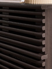 MADE.COM Dark Wood Effect Tulma 6 Drawer Chest - Image 3 of 5