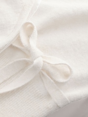 Ecru - Side Tie Wrap Cardigan - Imagem 6 de 9