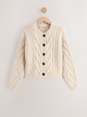 Crudo - Chunky Cable Knit Cardigan - Imagen 1 de 7