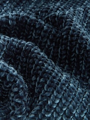 Blue Chenille Relaxed Fit Cardigan - Image 7 of 8