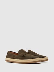 Schuh Green Rin Suede Loafers - Image 3 of 4