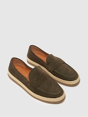 Schuh Green Rin Suede Loafers - Image 4 of 4